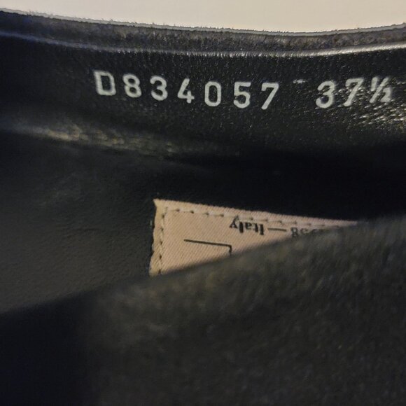 NEW AGL Ballet Flats Black Womens 7.5 Suede Minimalist Luxury Designer Basic - Picture 7 of 9